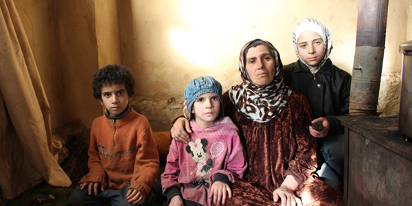 Families and children in Madaya are starving. Photographer: Abeer Pamuk